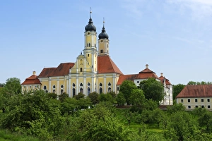 Roggenburg Abbey, Premonstratensian canonry, Roggenburg, Bavarian Swabia, Bavaria, Germany Roggenburg Abbey, Premonstratensian canonry, Roggenburg, Bavarian Swabia, Bavaria, Germany