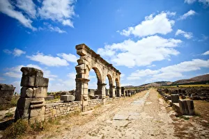 Roman ruins Volubilis Roman ruins Volubilis