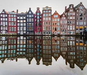 Row of houses in Amsterdam, the Netherlands Row of houses in Amsterdam, the Netherlands