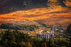 Ruined Church, Poison Glen, County Donegal, Ireland Ruined Church, Poison Glen, County Donegal, Ireland