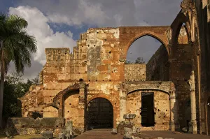 Ruins of the Hospital San Nicolas de Bari in the Zona colonial district a UNESCO World Ruins of the Hospital San Nicolas de Bari in the Zona colonial district a UNESCO World