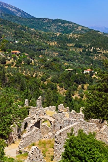 <b class=qtipBold><figcaption>Ruins of old town in Mystras, Greece</figcaption></b><br>Ruins of old town in Mystras, Greece - travel background Ruins of old town in Mystras, Greece