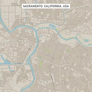 Sacramento California US City Street Map Sacramento California US City Street Map