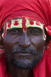 Images Dated 23rd November 2004: Sadhu or holy man, close-up, portrait