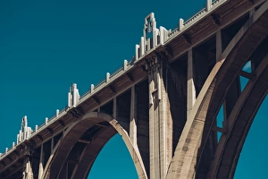 San Jordi Bridge in Alcoy city. Spain San Jordi Bridge in Alcoy city. Spain