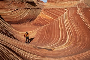 Sandstone formations, Coyote Buttes North, Vermilion Cliffs Wilderness, Page, Arizona Sandstone formations, Coyote Buttes North, Vermilion Cliffs Wilderness, Page, Arizona