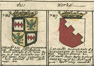 Sandwich and Burlington Coat of arms 17th century Sandwich and Burlington Coat of arms 17th century