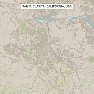 Santa Clarita California US City Street Map Santa Clarita California US City Street Map