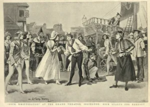 Scene from the Pantomime, Dick Whittington, at the Grand Theatre Islington, 1898 Scene from the Pantomime, Dick Whittington, at the Grand Theatre Islington, 1898