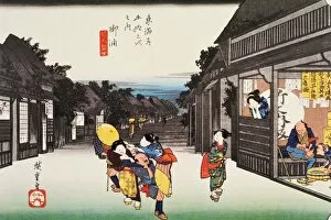 Images Dated 4th January 2007: Scenery of Goyu in Edo Period, Painting, Woodcut, Japanese Wood Block Print