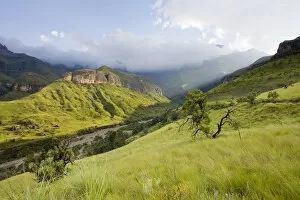 scenic mountain landscape, Royal Natal National Park, KwaZulu-Natal, South Africa