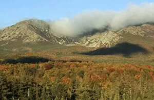 Images Dated 8th March 2006: Scenic View of Cloud Cover over Mount Katahdin