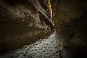 Scenic view of narrow section of Wolfberg Cracks, Cederberg Wilderness Area, Western Cape Province, South Africa Scenic view of narrow section of Wolfberg Cracks, Cederberg Wilderness Area, Western Cape Province, South Africa