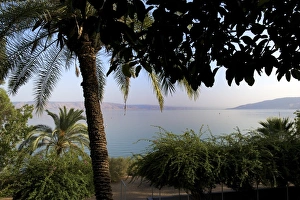 Sea of Galilee, also Kinneret, Lake of Gennesaret, or Lake Tiberias, Israel, Middle East Sea of Galilee, also Kinneret, Lake of Gennesaret, or Lake Tiberias, Israel, Middle East