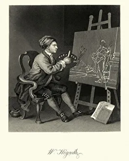 Self Portrait of the Artist by William Hogarth Self Portrait of the Artist by William Hogarth