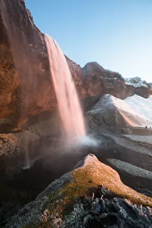 <b class=qtipBold><figcaption>Seljalandsfoss sunset Iceland</figcaption></b><br>Gullfoss Waterfall, Iceland, Pete Lomchid Landscape Photography, 675210016<br><em>© Pete Lomchid</em> Seljalandsfoss sunset Iceland