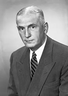 Senior man posing in studio, (B&W), portrait Senior man posing in studio, (B&W), portrait