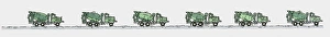 Sequence of illustrations of cement mixers Sequence of illustrations of cement mixers