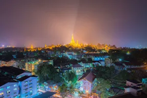 Shwedagon Pagoda at twilight after sunset, Yangon, Myanmar Shwedagon Pagoda at twilight after sunset, Yangon, Myanmar