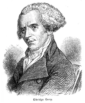 signer of the Declaration of Independence Elbridge Gerry engraving 1895 signer of the Declaration of Independence Elbridge Gerry engraving 1895