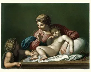 Silence ! Virgin and Child with the infant Baptist Silence ! Virgin and Child with the infant Baptist