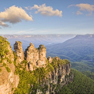 Three Sisters rock formation at Katoomba in the Blue Mountains, Katoomba, New South Wales, Australia Three Sisters rock formation at Katoomba in the Blue Mountains, Katoomba, New South Wales, Australia