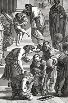 Sistine Chapel illustration 1873 the Earth and her People Sistine Chapel illustration 1873 the Earth and her People