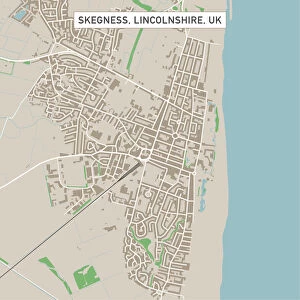Skegness Lincolnshire UK City Street Map