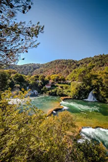 Skradinski Buk waterfall, Krka National Park Skradinski Buk waterfall, Krka National Park