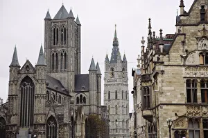 Skyline and architecture of Ghent, Belgium Skyline and architecture of Ghent, Belgium