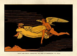 Sleep and Death conveying the body of Sarpedon to Lycia Sleep and Death conveying the body of Sarpedon to Lycia