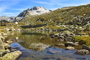 Small lake on the Pfitscherjoch, Province of South Tyrol, Italy Small lake on the Pfitscherjoch, Province of South Tyrol, Italy