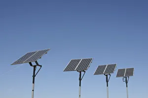 Small solar plant in the Rhine-Main area, Germany, Europe Small solar plant in the Rhine-Main area, Germany, Europe