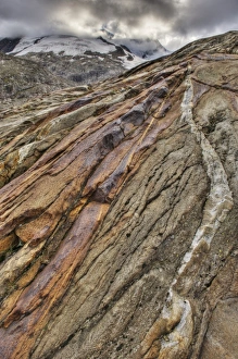 Smoothed rocks at the Schlatenkees glacier, Felber Tauern Smoothed rocks at the Schlatenkees glacier, Felber Tauern