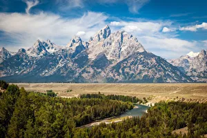 UNESCO World Heritage Gallery: Snake River Overlook in Grand Teton National Park