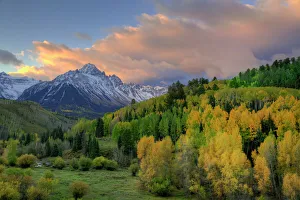 Sneffels landscape at sunrise, San Juan Mountains, Colorado, USA Sneffels landscape at sunrise, San Juan Mountains, Colorado, USA