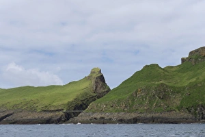 So-called Atlantic Bridge between Mykinesholmur and Mykines, Utoyggjar, Faroe Islands, Denmark So-called Atlantic Bridge between Mykinesholmur and Mykines, Utoyggjar, Faroe Islands, Denmark