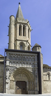 South portal with Romanesque sculptural decorations of the parish church of Santa Maria la Real, Sanguesa, Navarre South portal with Romanesque sculptural decorations of the parish church of Santa Maria la Real, Sanguesa, Navarre