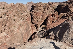 Spectacular rocks and cliffs in Petra, Jordan Spectacular rocks and cliffs in Petra, Jordan