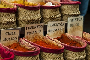 Spices on the market, Granada province, Andalucia, Spain Spices on the market, Granada province, Andalucia, Spain