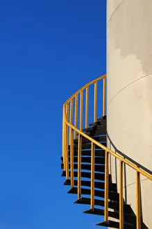 Spiral Stair Abstracts Gallery: Spiral Staircase of Palm Oil Storage Tank