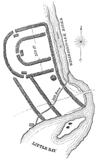 Squier Map of Aquadoctan Village near Laconia in Belknap County, New Hampshire, USA Squier Map of Aquadoctan Village near Laconia in Belknap County, New Hampshire, USA