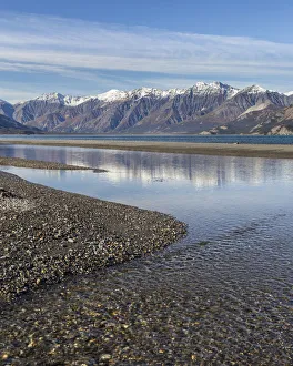 St. Elias Range and Kluane Lake in Kluane National Park, Yukon Territory, Canada St. Elias Range and Kluane Lake in Kluane National Park, Yukon Territory, Canada