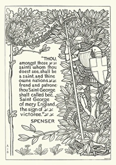 Magical world illustration/art illustrations/st george merry england Magical world illustration/art illustrations/st george merry england