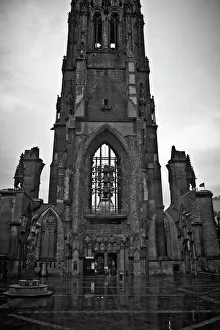 World War II (1939-1945) Gallery: St Nicholas Church in Hamburg