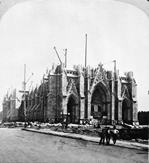 St. Patricks Cathedral Under Construction St. Patricks Cathedral Under Construction