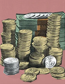 Currency Gallery: Stacks of Money