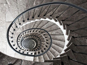 Spiral Stair Abstracts Gallery: Stairs forming spiral