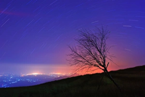 Star trails at Phu Tub Bek, Phetchabun Thailand Star trails at Phu Tub Bek, Phetchabun Thailand