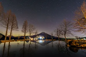 Starry night of Mt. Fuji Starry night of Mt. Fuji